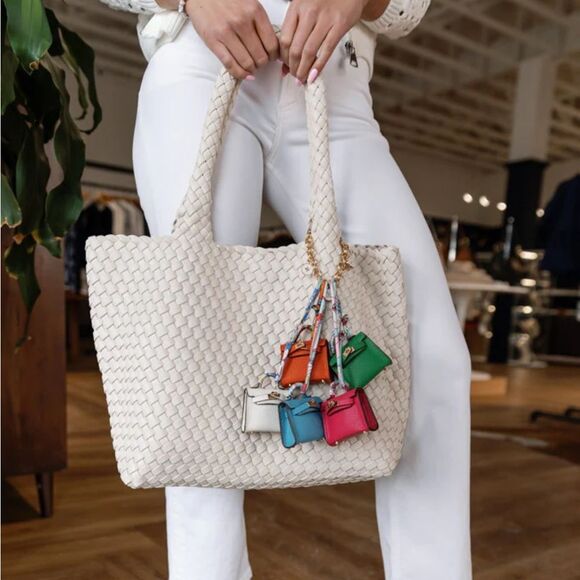 Enchanté Pink Bag Charm - Picture 14 of 14